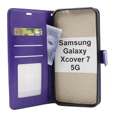 billigamobilskydd.se Crazy Horse Lompakko Samsung Galaxy Xcover7 5G (SM-G556B)