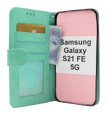 billigamobilskydd.se Zipper Standcase Wallet Samsung Galaxy S21 FE 5G (SM-G990B)