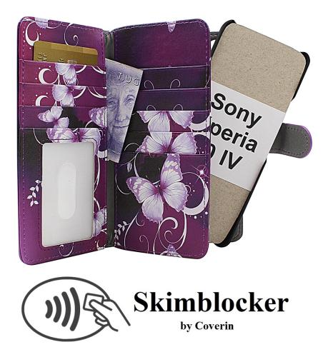 Coverin Skimblocker XL Magnet Designwallet Sony Xperia 10 IV 5G (XQ-CC54)