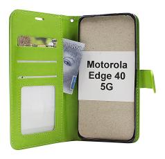 billigamobilskydd.se Crazy Horse Lompakko Motorola Edge 40 5G