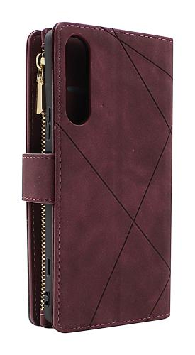billigamobilskydd.se XL Standcase Luksuskotelo puhelimeen Sony Xperia 5 IV 5G