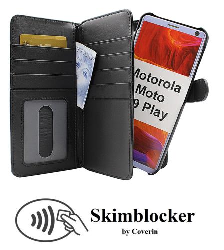 Skimblocker XL Magnet Wallet Motorola Moto G9 Play