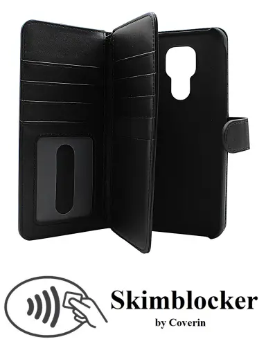 Coverin Skimblocker XL Magnet Wallet Motorola Moto G9 Play