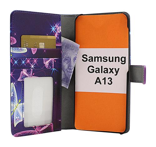 Coverin Skimblocker Design Magneettilompakko Samsung Galaxy A13 (A135F/DS)