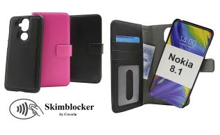 Coverin Skimblocker Magneettikotelo Nokia 8.1