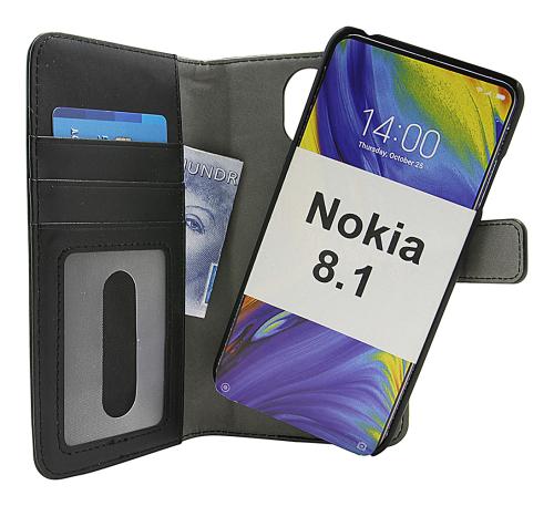 Coverin Skimblocker Magneettikotelo Nokia 8.1