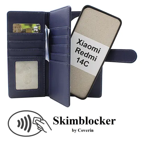 Coverin Skimblocker Xiaomi Redmi 14C XL Magneetti Puhelimen Kuoret