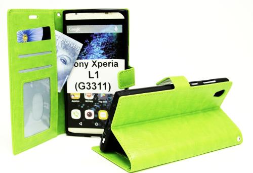 billigamobilskydd.se Crazy Horse Lompakko Sony Xperia L1 (G3311)