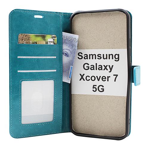 billigamobilskydd.se Crazy Horse Lompakko Samsung Galaxy Xcover7 5G (SM-G556B)