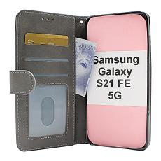 billigamobilskydd.se Zipper Standcase Wallet Samsung Galaxy S21 FE 5G (SM-G990B)