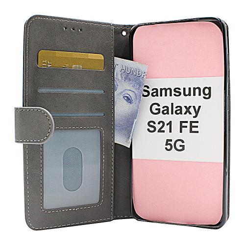 billigamobilskydd.se Zipper Standcase Wallet Samsung Galaxy S21 FE 5G (SM-G990B)