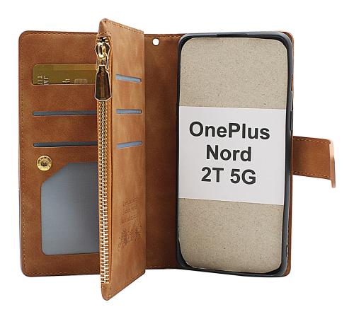 billigamobilskydd.se XL Standcase Luksuskotelo puhelimeen Oneplus Nord 2T 5G