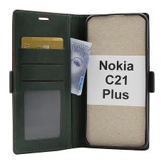 billigamobilskydd.se Luksuskotelo Standcase Wallet Nokia C21 Plus