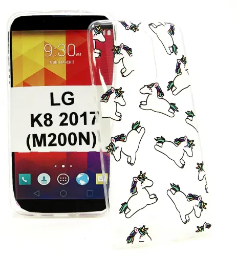 billigamobilskydd.se TPU-Designkotelo LG K8 2017 (M200N)