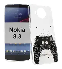 billigamobilskydd.se TPU-Designkotelo Nokia 8.3
