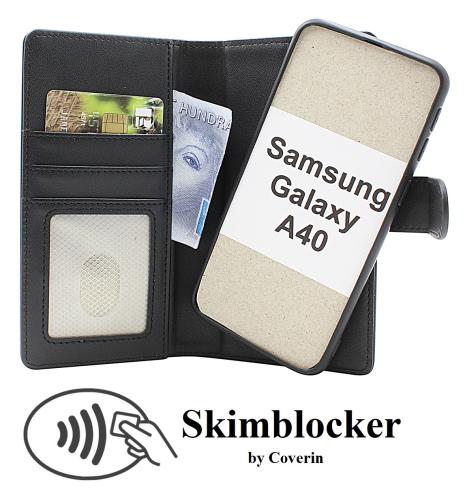 Coverin Skimblocker Samsung Galaxy A40 Magneetti Puhelimen Kuoret