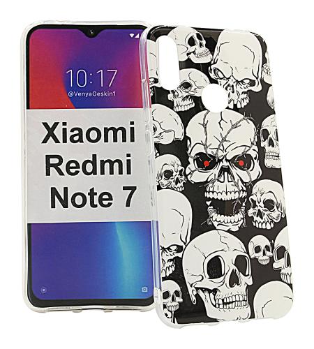 billigamobilskydd.se TPU-Designkotelo Xiaomi Redmi Note 7