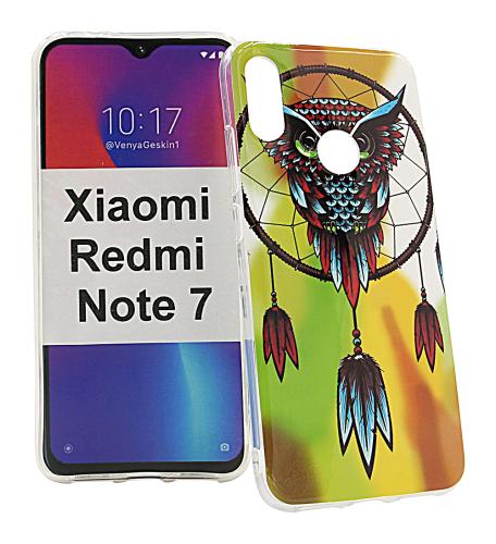 billigamobilskydd.se TPU-Designkotelo Xiaomi Redmi Note 7