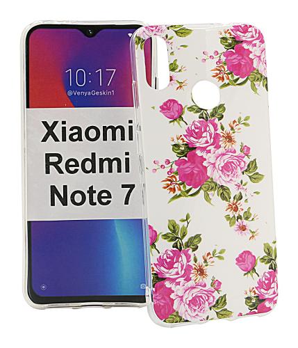 billigamobilskydd.se TPU-Designkotelo Xiaomi Redmi Note 7