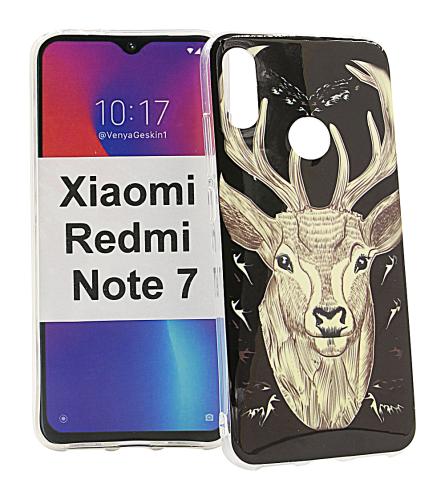 billigamobilskydd.se TPU-Designkotelo Xiaomi Redmi Note 7