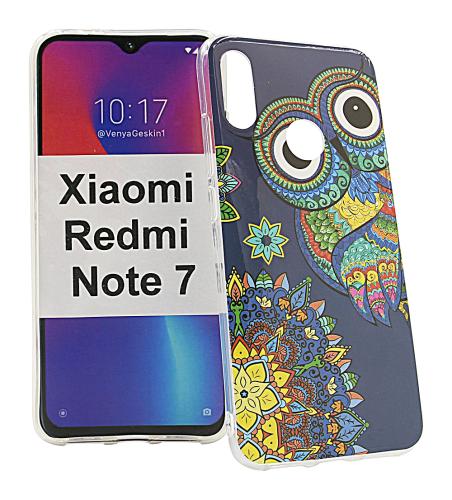 billigamobilskydd.se TPU-Designkotelo Xiaomi Redmi Note 7