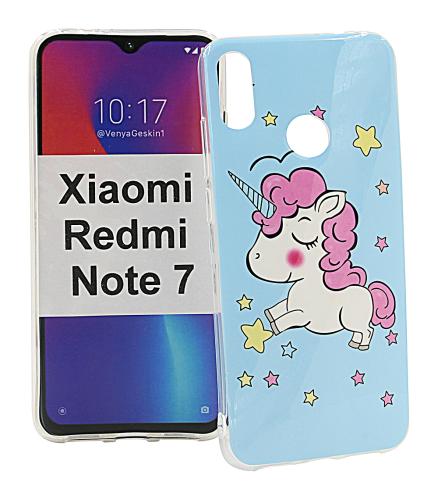 billigamobilskydd.se TPU-Designkotelo Xiaomi Redmi Note 7