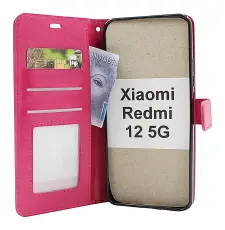 Coverin Crazy Horse Lompakko Xiaomi Redmi 12 5G