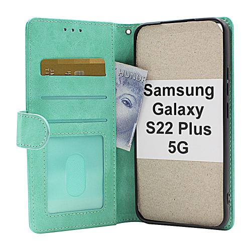 billigamobilskydd.se Zipper Standcase Wallet Samsung Galaxy S22 Plus 5G