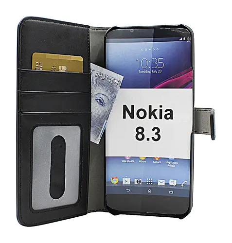 Coverin Skimblocker Magneettilompakko Nokia 8.3