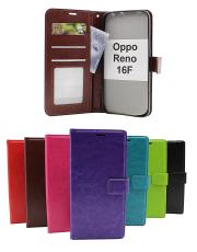 Coverin Crazy Horse Oppo Reno 16F Puhelimen Kuoret