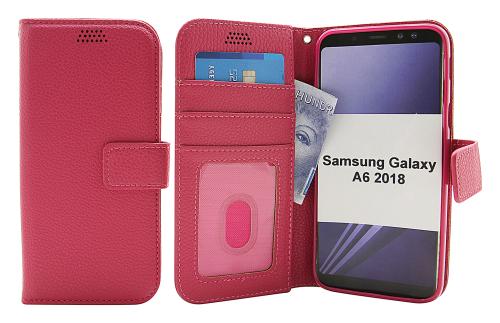 billigamobilskydd.se New Jalusta Lompakkokotelo Samsung Galaxy A6 2018 (A600FN/DS)