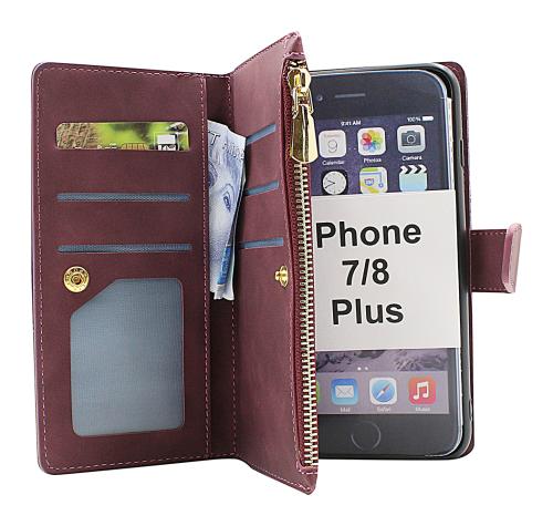 billigamobilskydd.se XL Standcase Luksuskotelo puhelimeen iPhone 6 Plus / 7 Plus / 8 Plus