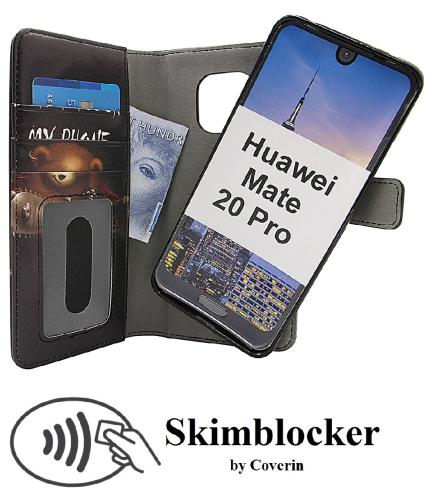 Coverin Skimblocker Design Magneettilompakko Huawei Mate 20 Pro