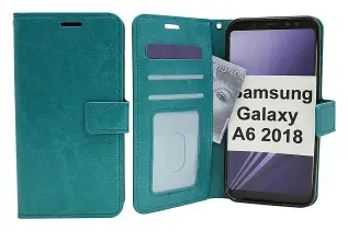 billigamobilskydd.se Crazy Horse Lompakko Samsung Galaxy A6 2018 (A600FN/DS)