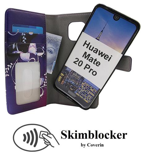 Coverin Skimblocker Design Magneettilompakko Huawei Mate 20 Pro