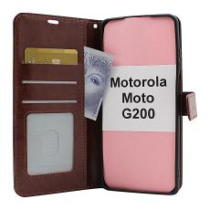 billigamobilskydd.se Crazy Horse Lompakko Motorola Moto G200
