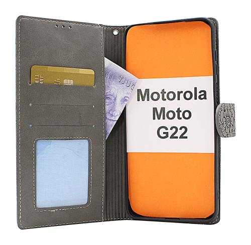 Flower Standcase Wallet Motorola Moto G22