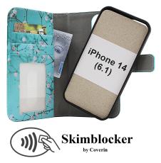 Coverin Skimblocker Design Magneettilompakko iPhone 14 (6.1)