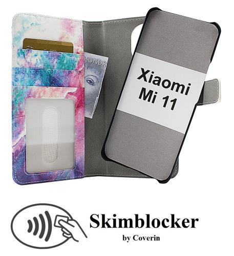 Coverin Skimblocker Design Magneettilompakko Xiaomi Mi 11