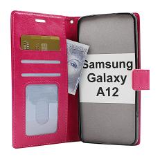 billigamobilskydd.se Crazy Horse Lompakko Samsung Galaxy A12 (A125F/DS)