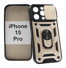 billigamobilskydd.se TPU Tough Slide Case iPhone 15 Pro