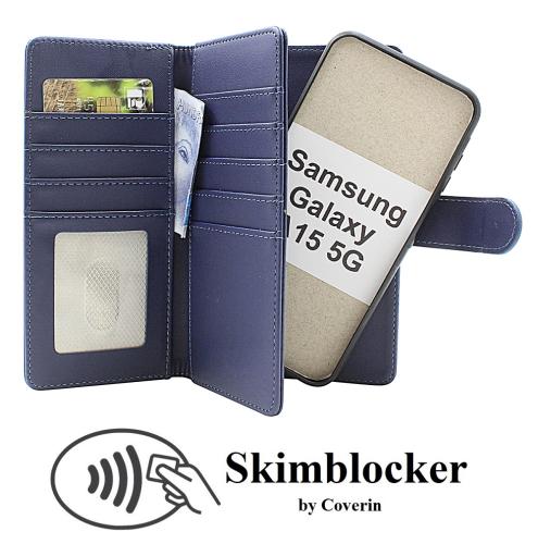 Coverin Skimblocker XL Magnet Wallet Samsung Galaxy A15 5G