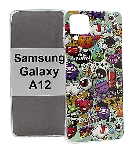 billigamobilskydd.se TPU-Designkotelo Samsung Galaxy A12 (A125F/DS)