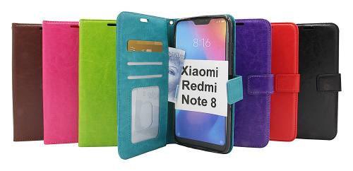 billigamobilskydd.se Crazy Horse Lompakko Xiaomi Redmi Note 8