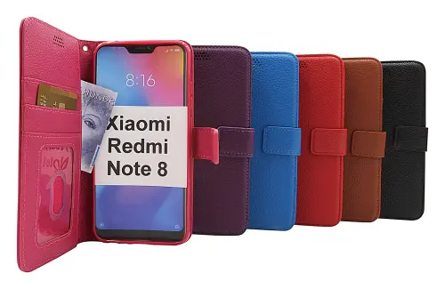 billigamobilskydd.se New Jalusta Lompakkokotelo Xiaomi Redmi Note 8