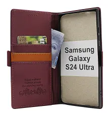 Coverin Samsung Galaxy S24 Ultra 5G Premium Lompakkokotelo Slim