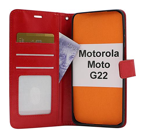 billigamobilskydd.se Crazy Horse Lompakko Motorola Moto G22