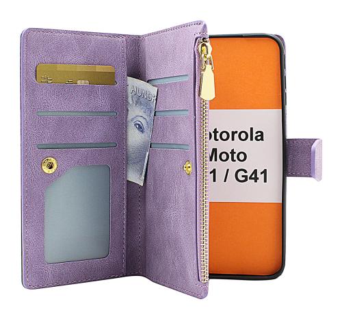 billigamobilskydd.se XL Standcase Luksuskotelo puhelimeen Motorola Moto G31/G41