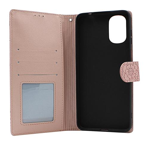 billigamobilskydd.se Flower Standcase Wallet Motorola Moto E32s