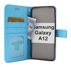 Coverin New Jalusta Lompakkokotelo Samsung Galaxy A12 (A125F/DS)